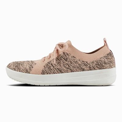 Fitflop F-Sporty Metallic Weave - Sneaker Damen - Beige (BVK107296)